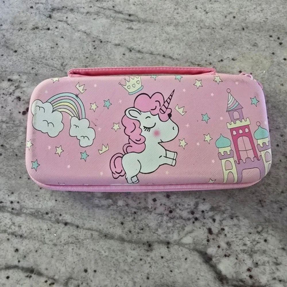 Pink unicorn handheld Nintendo switch‎ case